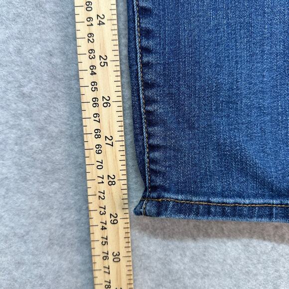 Kut From The Kloth Diana Skinny Jeans WMN 6 Blue Medium Wash Mid Rise Distressed - Picture 9 of 10